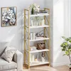 A living room scene with a sofa and a bookshelf. Produktbild-Vorschau