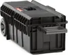 A black tool box on wheels. Náhled obrázku produktu
