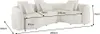 riess-ambiente Retro Wohnlandschaft VOGUE 290cm beige Samt Produktbild-Vorschau 2