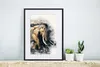 MuchoWow® MuchoWow® Gerahmtes Poster Elefant - Farbe - Produktbild-Vorschau 6