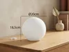 Kleine LED Tischlampe mit Glaskugel Weiß, dimmbare Produktbild-Vorschau 4