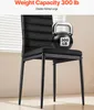VEVOR sedia da pranzo moderna (4 pezzi) elegante sedia Anteprima dell’immagine prodotto 3