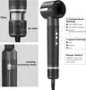 UKLISS 7 v 1 styler na vlasy, černý, 1200W iontový fén, 110 Náhled obrázku produktu 6