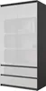Kleiderschrank JOELLE 90 cm Anthrazit Grau / Weißglanz, Produktbild-Vorschau 1