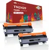 A product shot of two toner cartridges and their packaging. Produktbild-Vorschau