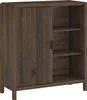Kommode 'Lukkodso' mit Tür 82 x 75 x 30 cm Walnussoptik Produktbild-Vorschau 3