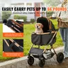 SucceBuy passeggino per cani, passeggino per cani a 4 ruote Anteprima dell’immagine prodotto 2
