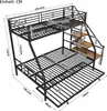 Etagenbett mit 2 Liegeflächen, Treppe, Regal, Schrank und Produktbild-Vorschau 5