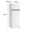 Heinner HF-HS243E++, 243 l, 40 dB, 2 kg/24h, E, Weiß Produktbild-Vorschau 3