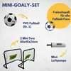 Mini Fußballtor Set inkl. 2x Mini Tore, PVC-Fußball & Mini Produktbild-Vorschau 3