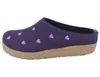 Haflinger Damen Pantoffel Schurwolle Herz Stickerei Grizzly Produktbild-Vorschau 7