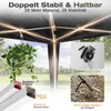 Sekey Faltpavillon 3x3 m, wasserdicht, UV-Schutz 50+, Produktbild-Vorschau 4