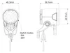 E-Bike Fahrradlampe LED Scheinwerfer Frontlicht 40 Lux 6-12 Produktbild-Vorschau 4