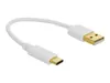 Delock 85355 DELOCK USB Ladekabel Typ-A zu USB Type-C 15cm Productafbeelding-voorbeeld 3