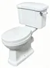 Domotechnika | WC compatto in stile retrò - Bianco - Anteprima dell’immagine prodotto 5