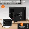 ECD Germany Safe Tresor 27L 38x30x29,5cm Stahl Wandtresor Produktbild-Vorschau 4