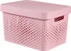 Curver Infinity Dots 17L Box mit Deckel rosa Produktbild-Vorschau 3