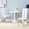 2er-Set Esszimmerstühle, weißes Kunstleder, Produktbild-Vorschau 8
