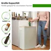 Pfandflaschen Sammelbehälter 140L Aufbewahrung mit Deckel Produktbild-Vorschau 6