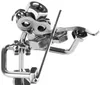 A close-up, detailed shot of a metal figurine of a violinist playing a violin, constructed from nuts, bolts, and other hardware. Voir les images du produit
