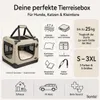 lionto Honden transportbox, inklapbaar, stabiele stoffen Productafbeelding-voorbeeld 10