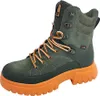 A single green and orange boot is shown against a white background. Produktbild-Vorschau