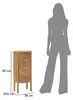 Komoda Goteborg 38 x 82 x 33,5 cm hnědá Náhled obrázku produktu 9