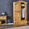 Kleiderschrank SALSA Garderobenschrank Mexiko Möbel Kiefer Produktbild-Vorschau 1