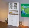 Buffetschrank Westerland schmal - weiß/braun Produktbild-Vorschau 17