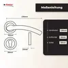 DOMINO Türgriff Drückergarnitur PZ - Profilzylinder Set | Produktbild-Vorschau 4