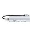 A Satechi USB-C Multiport Adapter is shown against a white background. Produktbild-Vorschau
