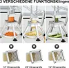 Küchenhelfer Edelstahl – Kartoffel-, Gemüse- & Produktbild-Vorschau 4