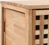vidaXL Armadio da bagno 41x41x91 cm Legno massello Noce Anteprima dell’immagine prodotto 4