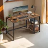 VASAGLE Computertisch Schreibtisch mit 2 Regale 120 x 75 x Produktbild-Vorschau 2