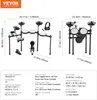 VEVOR E-Drum-Set, 32 Drum-Kits und 480 Sounds, Produktbild-Vorschau 7