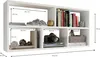 MATKAM TEO Hängeregal in moderner Optik, B113,6 x H50 x T25 Produktbild-Vorschau 3