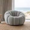 MENZZO Fauteuil tournant design coquillage Arielina Tissu Voir les images du produit 8