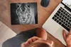 MuchoWow® Mauspad Mousepad Tiere - Tiger - Schwarz und weiß Produktbild-Vorschau 3