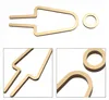 Acryl-Toilettenschild Gold, 16 cm, selbstklebend, matt Náhľad obrázku produktu