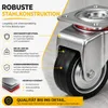 4er Transportrollen & Schwerlastrollen - mit Bremse - Produktbild-Vorschau 7