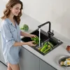 CECIPA MAX Edelstahl Spüle Schwarz 60x49CM - Spülbecken mit Produktbild-Vorschau 13