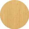 vidaXL Tischplatte Ø60x1,5 cm Bambus -  Tischplatten Produktbild-Vorschau 2