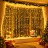 3x3M Lichtervorhang Innen Deko Weihnachten LED Lichterkette Produktbild-Vorschau 16
