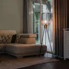 Design Stehlampe Schwarz mit Gold Mayelle Produktbild-Vorschau 9