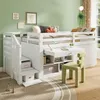 okwish multifunkční dětská postel 90*200 cm ze dřeva, se Náhled obrázku produktu 1