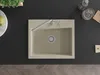 Mexen Oscar Granitspüle 1-Becken 580 x 490 mm, beige, Produktbild-Vorschau 4