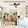 Stropný ventilátor s osvetlením, tichý, Ø 100 cm, DC motor, Náhľad obrázku produktu 12