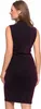 Damen Glänzendes Midi-Cocktailkleid, Tailliert, Elegant, Produktbild-Vorschau 3