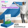 EllaTex Jersey Spannbettlaken 90x200–100x200 Baumwolle – Produktbild-Vorschau 2