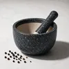 Mörser mit Stößel Anthrazit Mörser 11x10cm mit Stößel Produktbild-Vorschau
